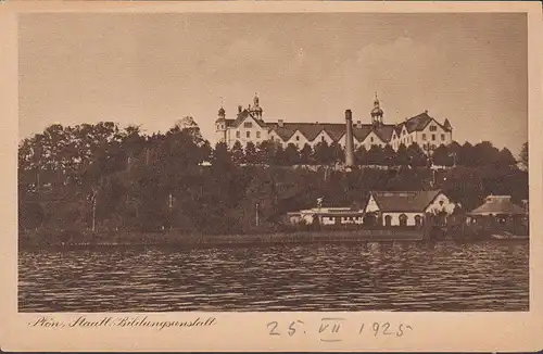 Plön, Staatliche Bildungsanstalt, ungelaufen- datiert 1925