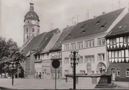 Sangerhausen, Markt, ungelaufen