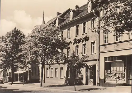 Apolda, Hotel Zur Post, ungelaufen