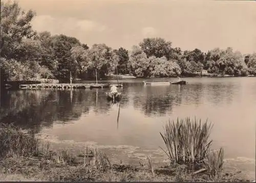 Berlin-Weißensee, Der Weiße See, gelaufen 1968