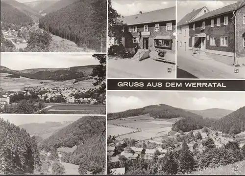 Salutation de la vallée de Werrat, Schirnrod, Gastät Zur vert Aue, Sachsenbrunn, Ausstellung Wernratal, inachevé
