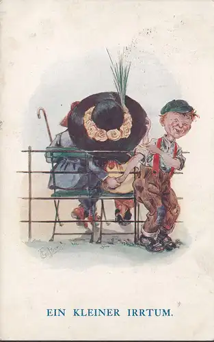 Ein kleiner Irrtum, gelaufen 1913