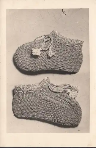 Socquettes de bébé tricotées, non courues
