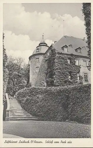 Laaubach, château du parc, incurvé