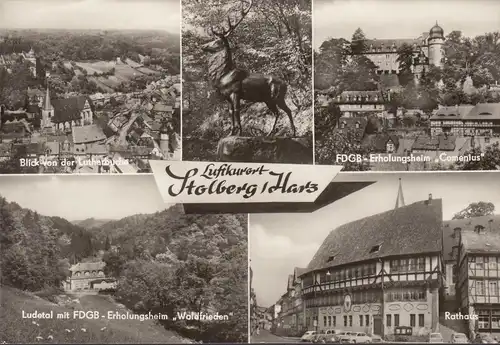 Stolberg, Erholungsheim Comenius und Waldfrieden, Rathaus, ungelaufen