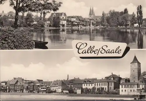 Calbe/Saale, vues de la ville, incurvée