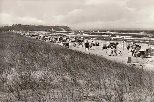 AK Göhren, Strand, Strandkörbe, ungelaufen