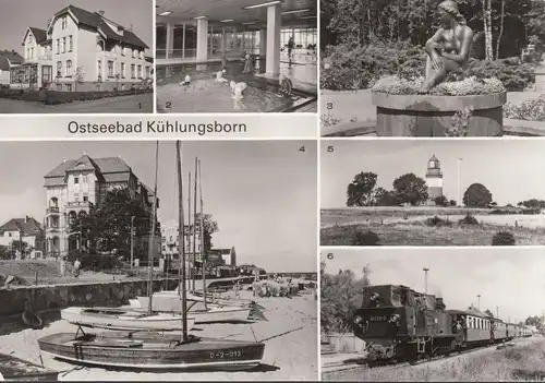 Kühlungsborn, Schwimmhalle, Leuchtturm, Molli, Konzertgarten, ungelaufen