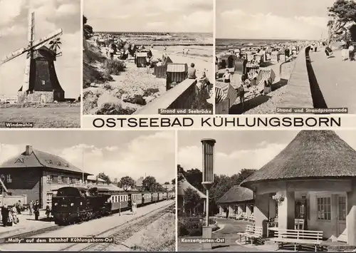 Kühlungsborn, Windmühle, Promenade, Molly am Bahnhof, gelaufen