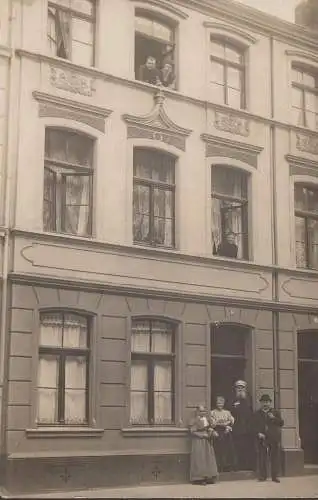 Cologne, vue sur la maison, personnes, numéro 40, couru