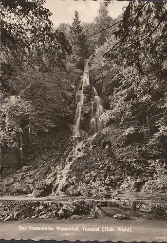 Vallée de la Trouille du Brotterode, cascade de Trusental, incurvée