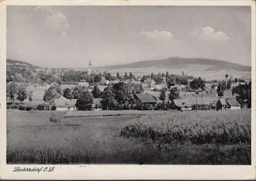 Leutersdorf, Stadtansicht, gelaufen 1958