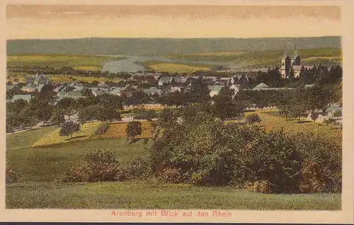 Arenberg avec vue sur le Rhin, incurvée