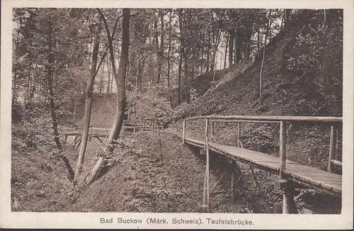 Bad Buckow, Teufelsbrücke, ungelaufen