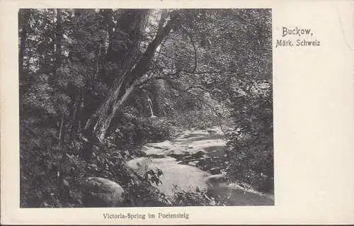 Bad Buckow, Victoria Spring dans le poteau de poète, couru en 1911