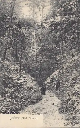 Bad Buckow, Wolfsschlucht, gelaufen 1911