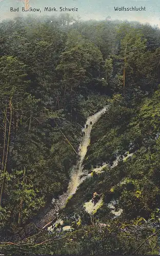 Bad Buckow, Wolfsschlucht, ungelaufen