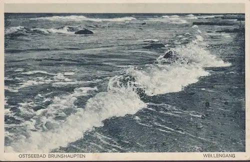Brunshaupten, Wellengang, ungelaufen