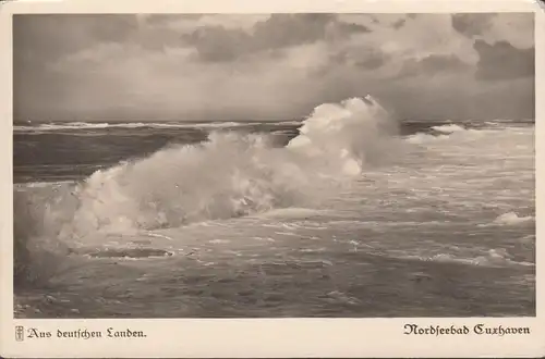 Cuxhaven, Forte inondation, Des terres allemandes, incurvée