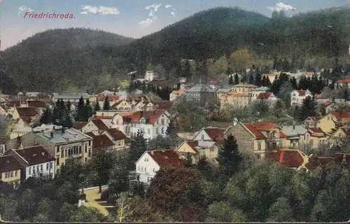 Friedrichroda, vue de la ville, inachevée- date 1920