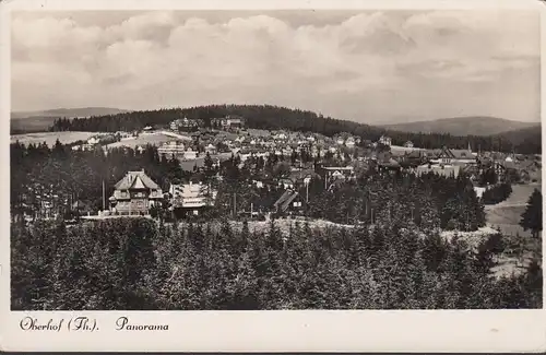 Oberhof, Panorama, Stadtansicht, ungelaufen