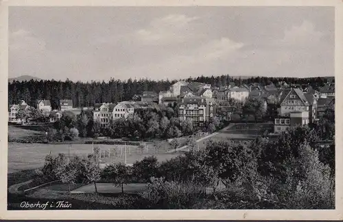 Oberhof, Stadtansicht, ungelaufen