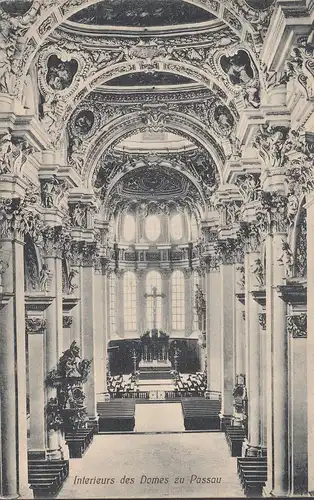 Passau, intérieur de la cathédrale, couru en 1911