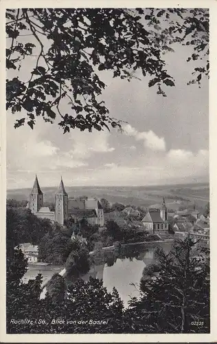 Rochlitz, Blick von der Bastei, ungelaufen