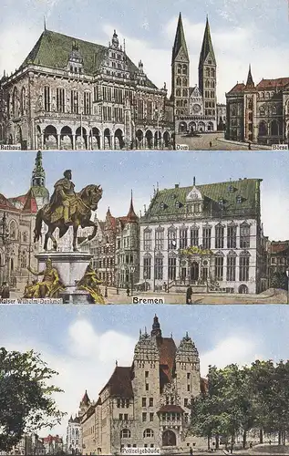 Bremen, Dom, Denkmal, Polizeigebäude, ungelaufen