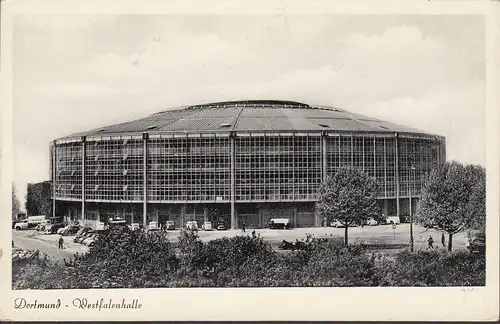 Dortmund, Westfalenhalle, PKW und LKW, ungelaufen