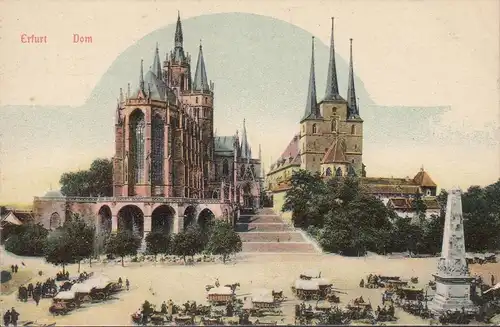 Erfurt, Dom, Monument, Carceaux, Non-roulé