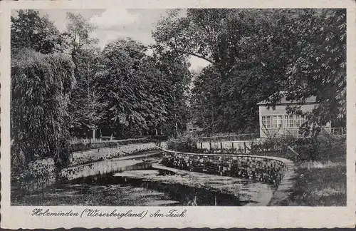 Holzminden, Am Teich, ungelaufen