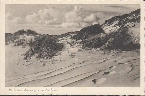 Langeoog, In den Dünen, Nordseebad, ungelaufen