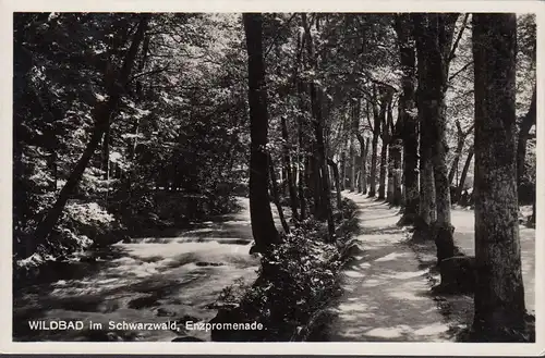 Bad Wildbad, Enzpromenade, couru en 1932