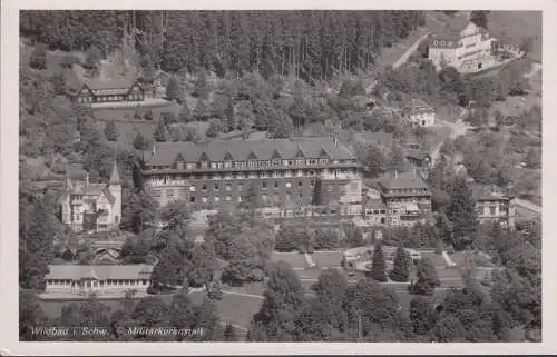 Bad Wildbad, Militärkurhaus, Fliegeraufnahme, ungelaufen