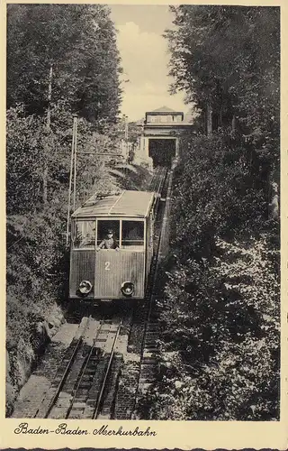 Baden-Baden, Mercure, inachevé- date 1930