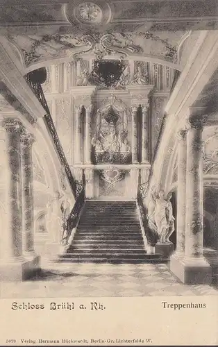 Bruch, château Bruschl, escalier, non-roulé