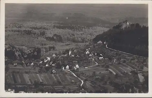 Ebersteinburg, Fliegeraufnahme, ungelaufen