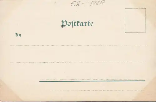 Eisenach, Annathal, mauvaise pression, non-classée en 1902