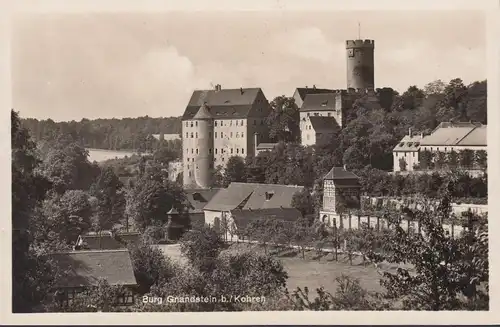 Gnandstein, Burg Gnandstein, ungelaufen- datiert 1933