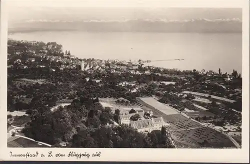 Immenstaad, photo de vol, incurvée