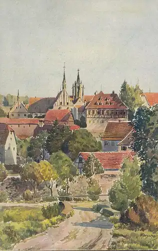 Tübingen, Schloß Bebenhausen, Künstler, Marschall, ungelaufen