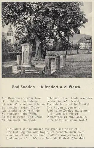 Bad Sooden-Allendorf, Zimmersbrunnen, Am Brunnen vor dem Tore, ungelaufen
