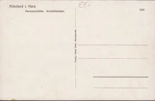 Rübeland, Hermannshöhle, Kristallkammer, ungelaufen