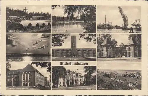Wilhelmshaven, Cimetière des héros, Bâtiment de la Marine, Porte Hitler, Non-roulé