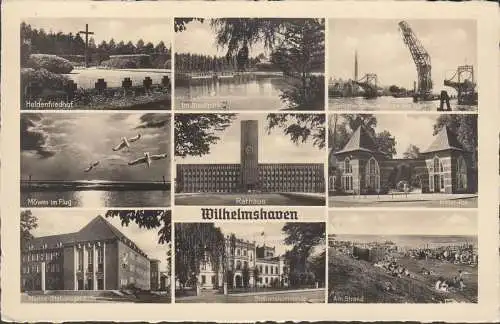 Wilhelmshaven, Cimetière des héros, Bâtiment de la Marine, Porte Hitler, Non-roulé