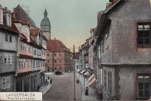 AK Bad Langensalza, Marktstraße, Feldpost, gelaufen 1941