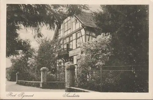 Bad Pyrmont, Sennhütte, gelaufen 1915