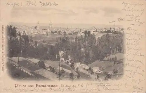 Le bonheur de la ville, vue de ville en 1899