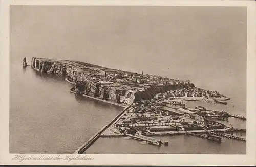 Helgoland de la vue des oiseaux, inachevé- date 1926